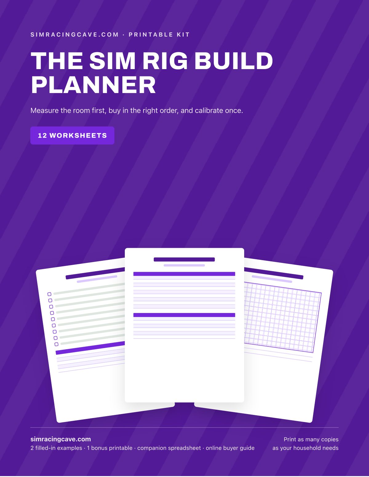 The Sim Rig Build Planner cover
